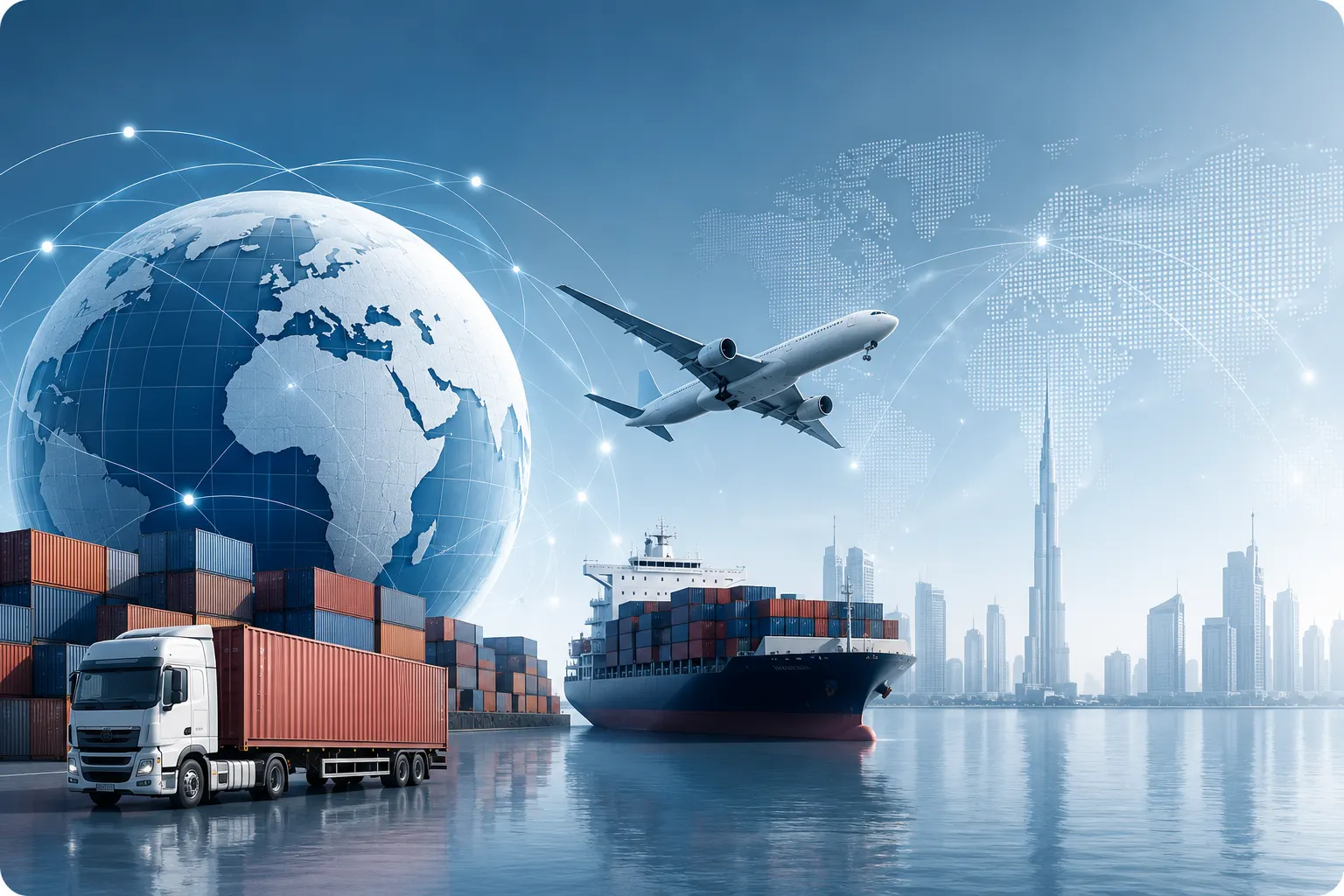 International food export logistics